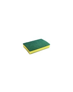 Scotch-Brite™ XE006002895 Medium Duty Economy Sponge Scourer Green #230S 150mm x 100mm