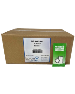 Accom Assist AA-DWP12G Dishwashing Detergent - Powder Sachet 12gm (300)