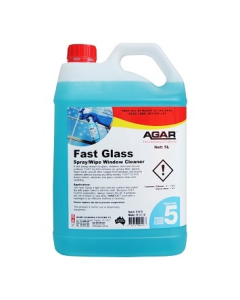 Agar FAS5 Fast Glass Spray and Wipe Window Cleaner 5L
