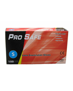 Prosafe S-PROS-PF Gloves Latex Medical Powder Free Small (100)