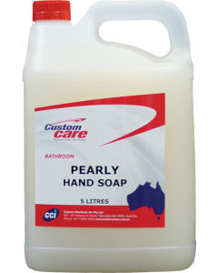 Custom Care 51049 Pearly White Liquid Hand Soap 5L