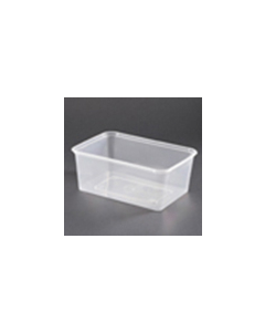 Castaway CM1000 MicroReady Takeaway Container - Plastic Rectangle 1000ml (500)