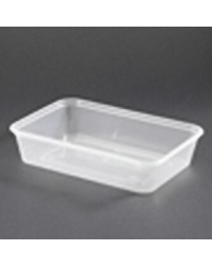Castaway CM500 MicroReady Takeaway Container - Plastic Rectangle 500ml (500)