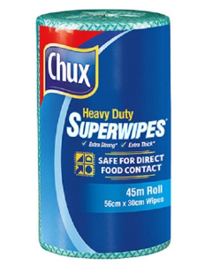 Chux® 9316G Superwipes® Perforated Roll 30cm x 65m - Green