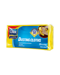 Chux® 9752 Dusting Cloth - Yellow 60cm x 30cm (125) 