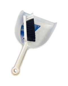 Oates® 164574 Dustpan & Bannister set - White