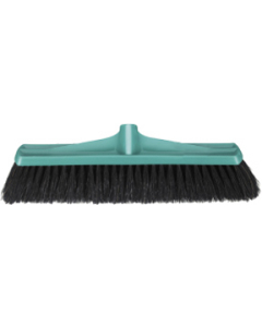 Broom Head - Platform Hair & Fibre Blend/Plastic 45cm Green