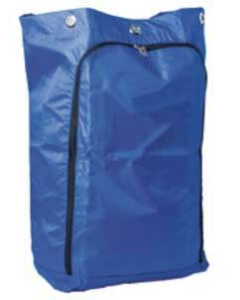 Cart Accessory - Janitors Cart Replacement Bag Blue Zip