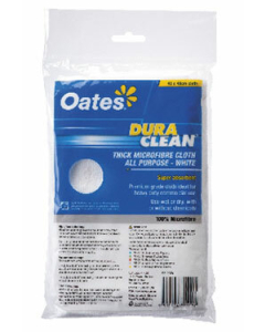 Oates MF-031W Thick Micro Fibre DuraClean Cloth 400mm x 400mm