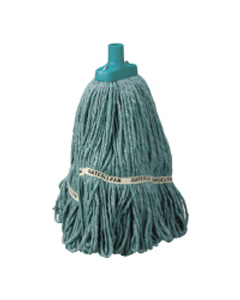 Mop Head - Hospital Launder Butterfly Cut Green 350g