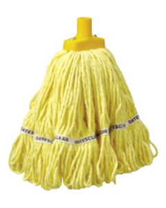 Mop Head - Hospital Launder Round Yellow 350g