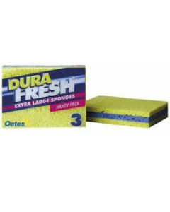 Sponge - Oates DuraFresh Extra Large 15cm x 11cm (3)