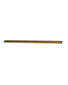 Squeegee Channel & Rubber - Brass Golden Clip 45cm