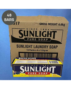 Sunlight Pure Soap 125gm x 4 x 12