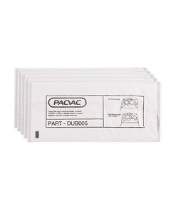 Pacvac DUB005 Disposable Synthetic Vacuum Cleaner Bag White (5)