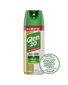 Glen 20 357058 Hospital Grade Disinfectant Spray Original Scent 300gm