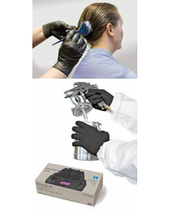 Pro-Val 41081 Gloves - Nitrile Black Powder Free Black Large (100)