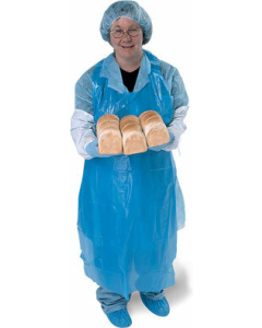Pro-Val DPEAB500 Disposable Polyethylene Apron Blue 800mm x 1400mm (Box of 50)