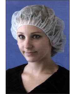 Pro-Val DPE21R Round Bouffant Cap 21 Inch White (1000)