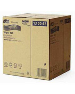 Advanced 420 Performance Combi Roll Wipes - White W1/W2