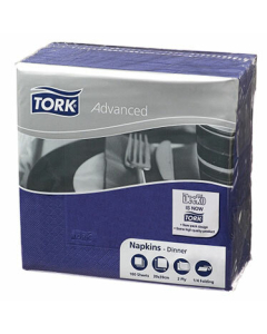 Tork 2216541 Dinner Napkin 2 Ply Dark Blue (1200)